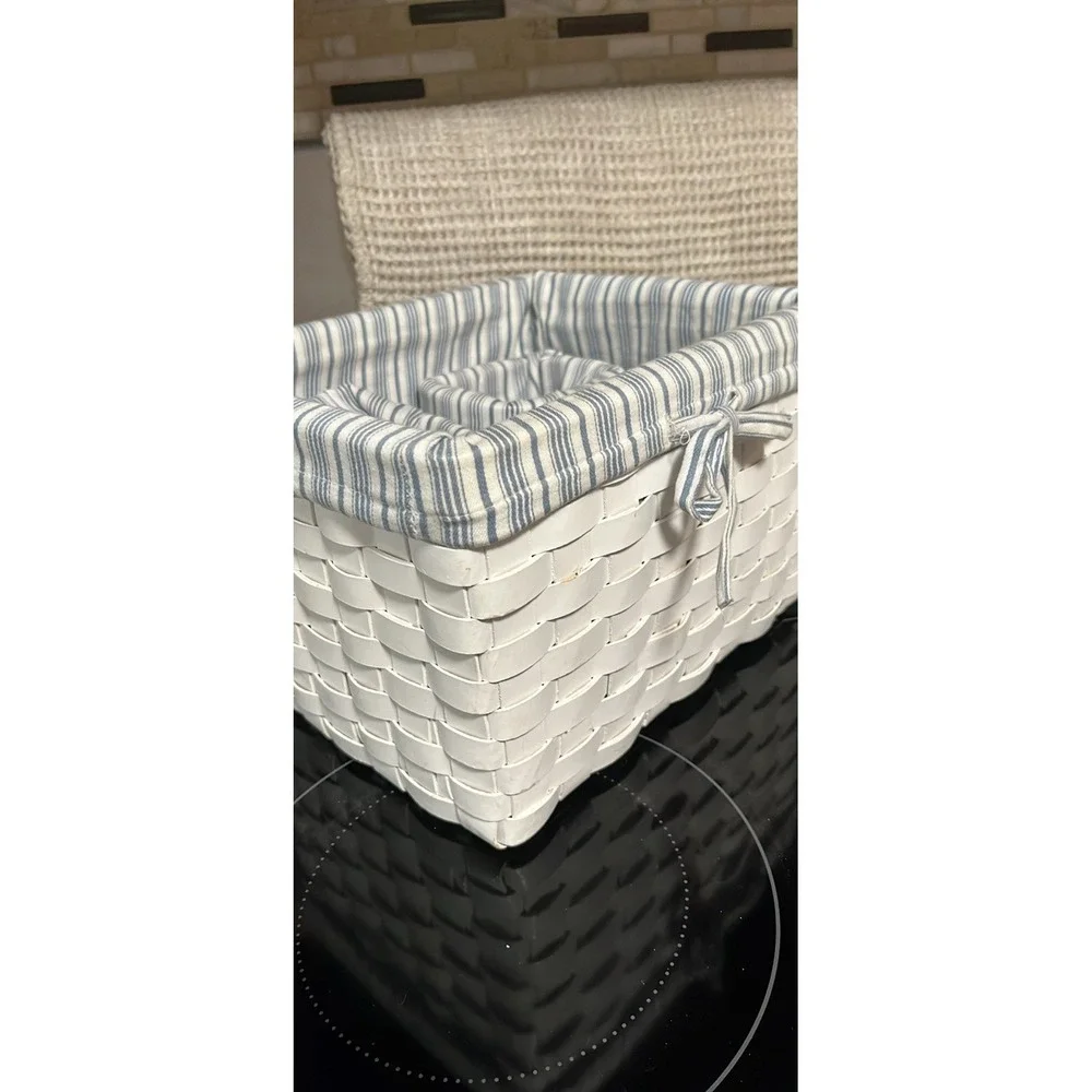 Wicker Basket Woven Storage Organizer 5 Pieces